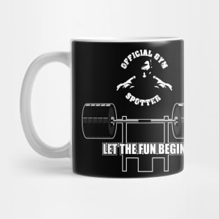 Gym Spotter Bench Mug